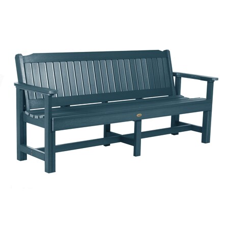 Highwood Usa 6ft Commercial Grade Garden Bench Outdoor Furniture for Patio, Yard and Garden CM-BENSQ62-NBE